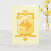 Brutalist HUFFLEPUFF™ Crest Kaart (Gele Bloem)