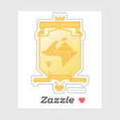 Brutalist HUFFLEPUFF™ Crest Sticker (Vel)