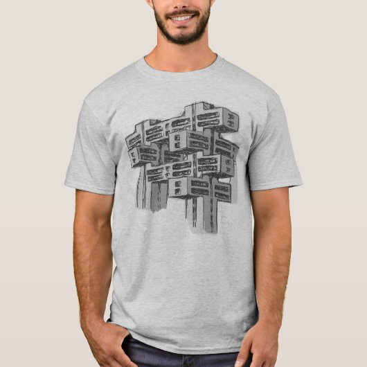 Brutalist Modernist Architecture T-Shirt (Voorkant)