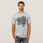 Brutalist Modernist Architecture T-Shirt (Voorkant volledig)