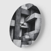 Brutalist Penthouse-ontwerp monochroom interieur Grote Klok (Hoek)