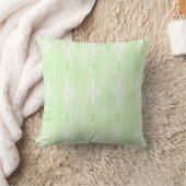 Brutalist Pulse: Pistaccio Green & White Kussen (Deken)