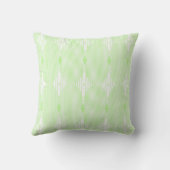 Brutalist Pulse: Pistaccio Green & White Kussen (Achterkant)