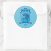 Brutalist RAVENCLAW™ Crest Ronde Sticker (Tas)