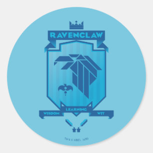Brutalist RAVENCLAW™ Crest Ronde Sticker