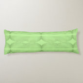 Brutalist Waves: Pistachio & Fresh Green Lichaamskussen (Achterkant)