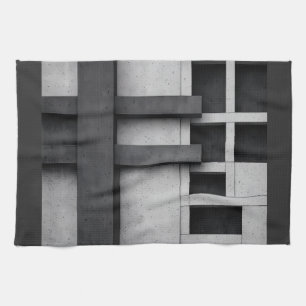 Brutalistische Architectuur Ontwerp Fijne Kunst Ku Theedoek