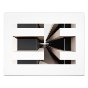 Brutalistische structuur #010 foto afdruk