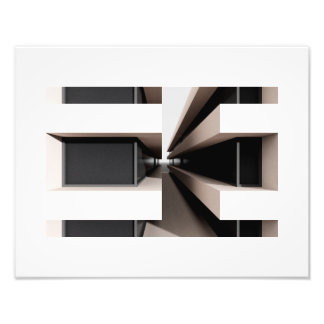 Brutalistische structuur #010 foto afdruk