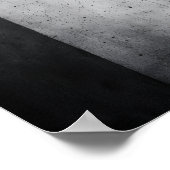Brutalististisch penthouse-ontwerp monochroom inte poster (Hoek)