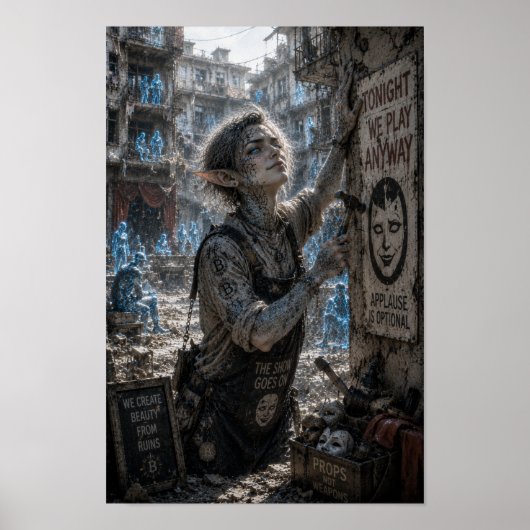 Brutaliteit / Theaterwerker / Appartementsgebouw Poster (Voorkant)