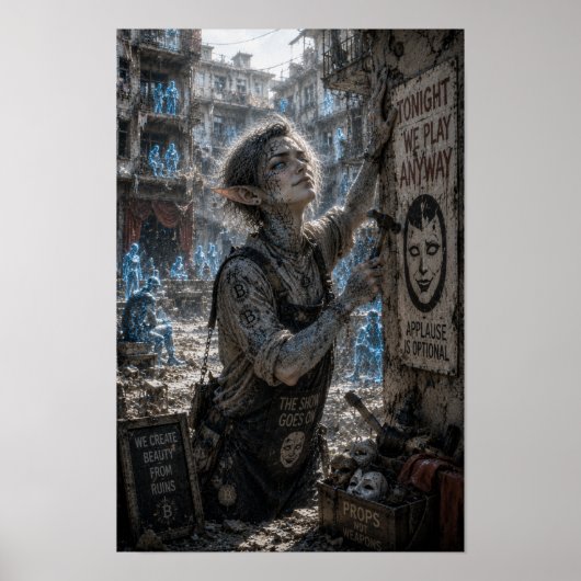 Brutaliteit / Theaterwerker / Appartementsgebouw Poster (Voorkant)
