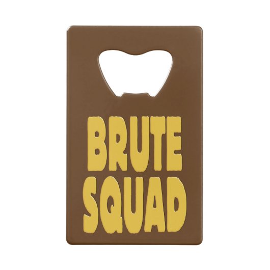 Brute Squad Creditkaart Flessenopener (Voorkant)