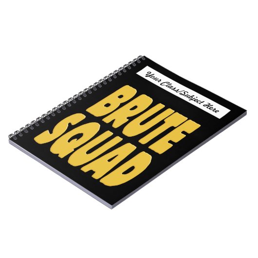 Brute Squad Notitieboek (Linkerzijde)