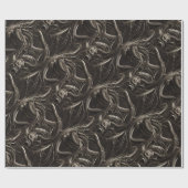 Bruto biomatterwrapppapier voor Alien Tentacle Cadeaupapier (Vlak)