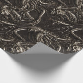 Bruto biomatterwrapppapier voor Alien Tentacle Cadeaupapier (Hoek)