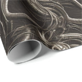 Bruto biomatterwrapppapier voor Alien Tentacle Cadeaupapier (Rol Hoek)