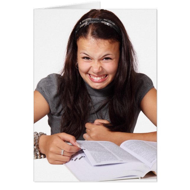 Bruto-woorden op een vooraf geschreven kaart (Voorkant)