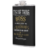 Brutodag Verlof van pensionering Heupfles (Links)