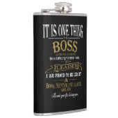 Brutodag Verlof van pensionering Heupfles (Rechts)