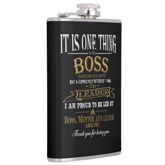 Brutodag Verlof van pensionering Heupfles (Rechts)