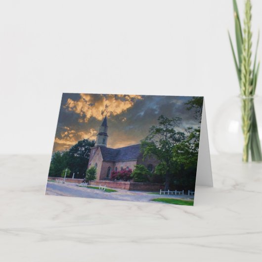 Bruton Parish Church Card Kaart (Voorkant)