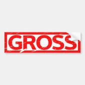 Brutostempel Bumpersticker (Voorkant)