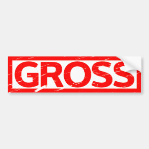 Brutostempel Bumpersticker