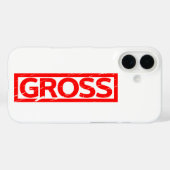 Brutostempel Case-Mate iPhone Case (Achterkant (horizontaal))