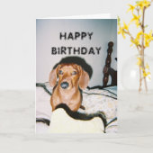 Brutus 3, HAPPY BIRTHDAY Kaart (Gele Bloem)