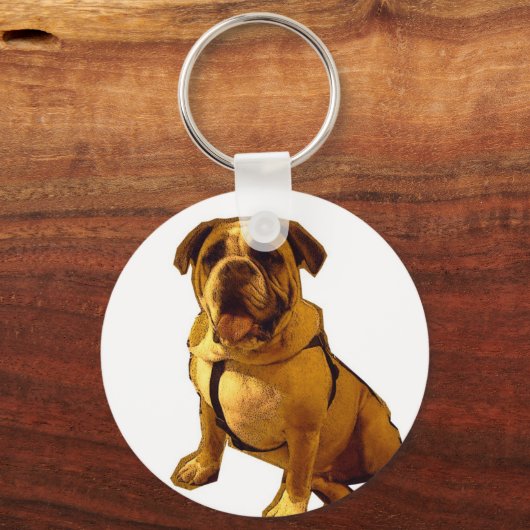 Brutus-Bulldog Sleutelhanger (Voorkant)