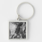 Brutus en Cassius in Brutus's Tent Sleutelhanger (Voorkant)