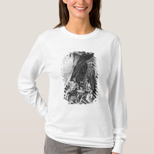 Brutus en Cassius in Brutus's Tent T-shirt (Voorkant)