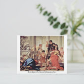 Brutus kust de grond door Sebastiano Ricci Briefkaart (Staand voorkant)