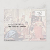 Brutus kust de grond door Sebastiano Ricci Briefkaart (Achterkant)