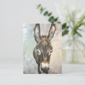Brutus Miniature Donkey Post Card Briefkaart (Staand voorkant)