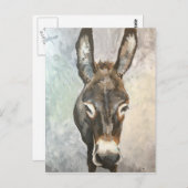 Brutus Miniature Donkey Post Card Briefkaart (Voorkant / Achterkant)