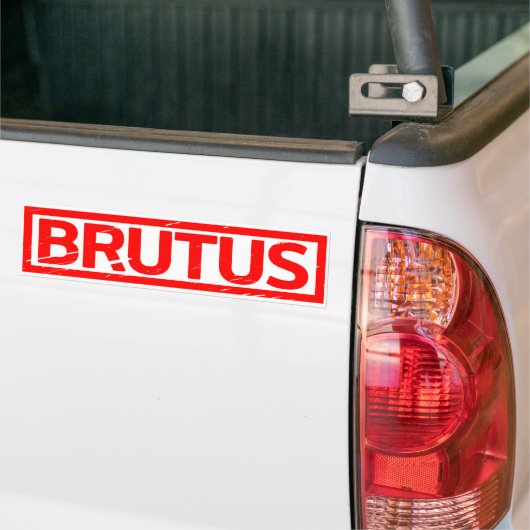 Brutus Stamp Bumpersticker (Op Truck)