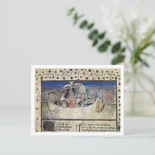 Brutus the Trojan sets Sail for Britain, van 'The Briefkaart (Staand voorkant)