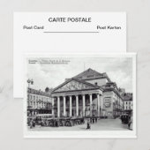 Bruxelles, België Theater Royal Briefkaart (Voorkant / Achterkant)