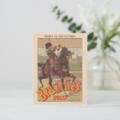 Bruxelles België Vintage Poster 1910 Briefkaart (Staand voorkant)