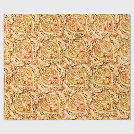 Bruxelles Peach Cadeaupapier (Vlak)