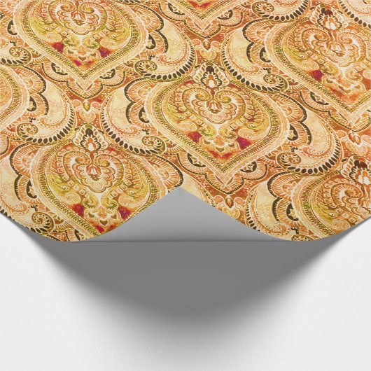 Bruxelles Peach Cadeaupapier (Hoek)