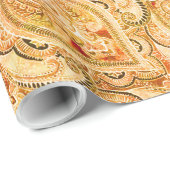 Bruxelles Peach Cadeaupapier (Rol Hoek)