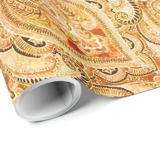 Bruxelles Peach Cadeaupapier (Rol Hoek)