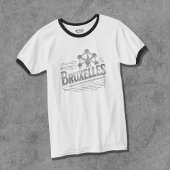 Bruxelles Quantum Nostalgisch Basic Ringer T-Shirt