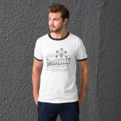 Bruxelles Quantum Nostalgisch Basic Ringer T-Shirt