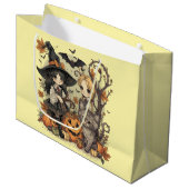 Bruxinhas Kawaii com Gatinho e Abóboras  Groot Cadeauzakje (Voorkant Gekanteld)