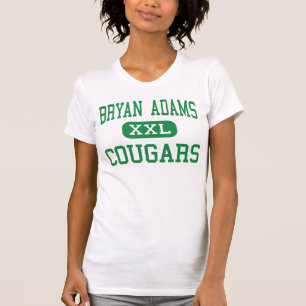 Bryan Adams - Cougars - High School - Dallas Texas T-shirt
