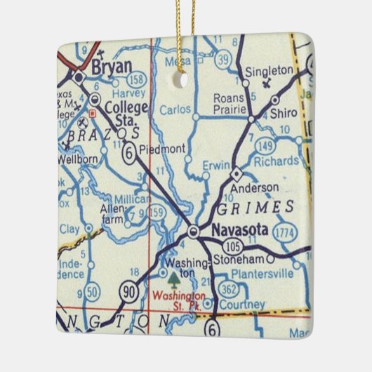 Bryan College Station Christmas Ornament (Links)